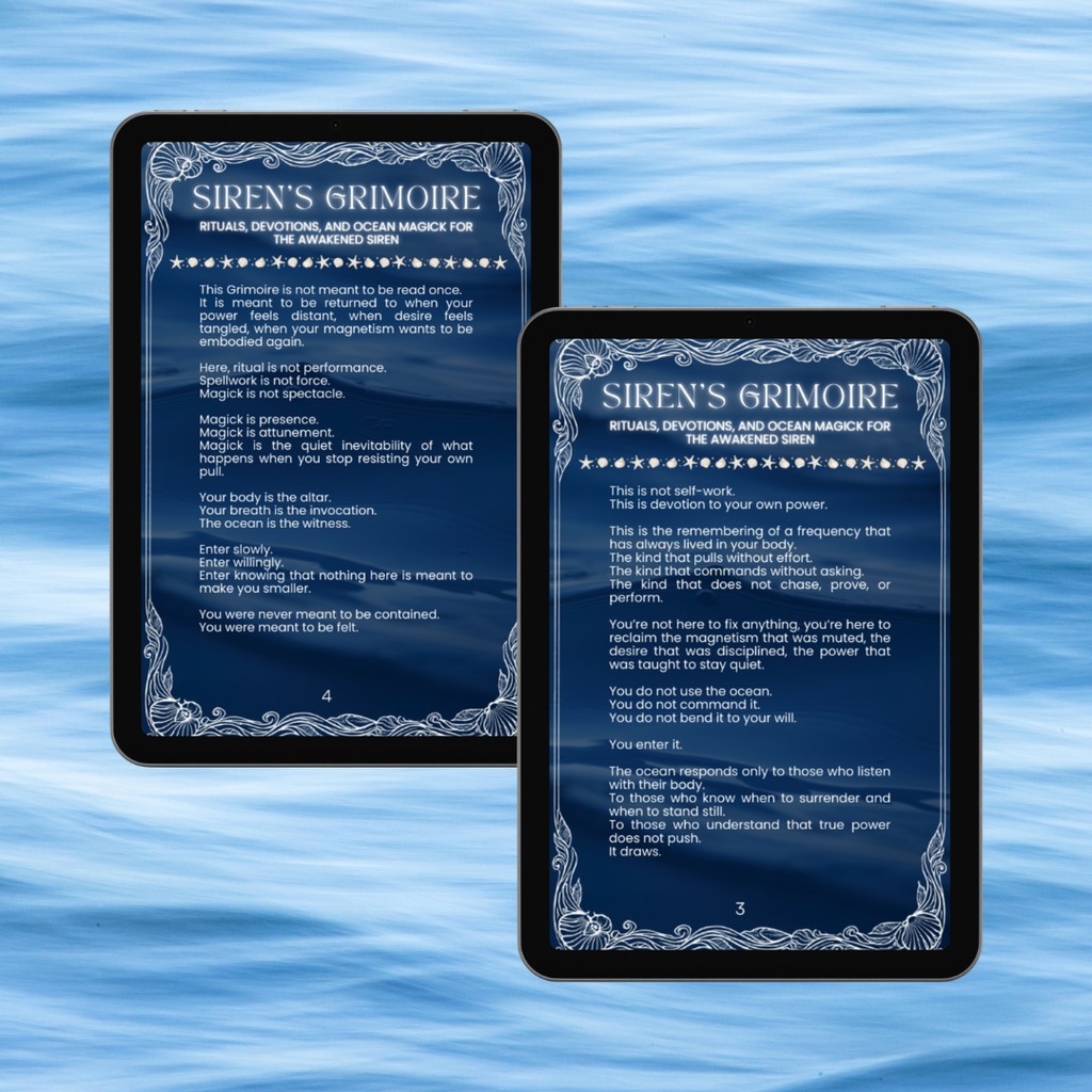 The Siren's Grimoire — Rituals, Devotions & Ocean Magick for the Awakened Siren