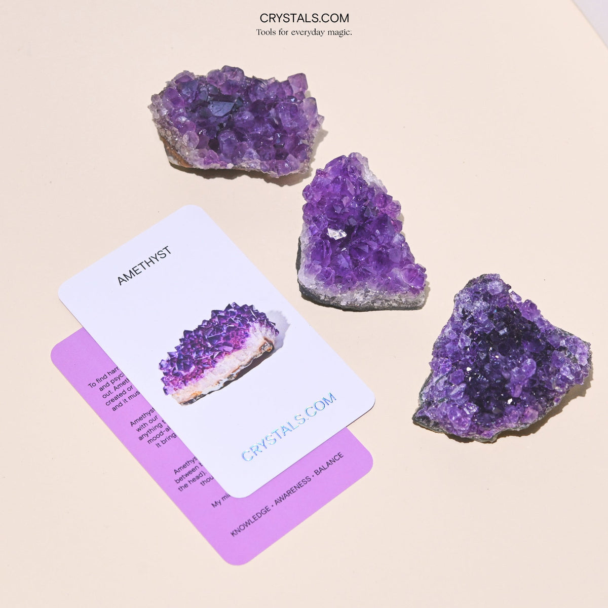 Natural Amethyst Cluster for Healing and Relaxation
