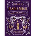 Purple hardcover book titled The Book of Candle Magic by Madame Pamita, featuring a gold candle illustration and decorative